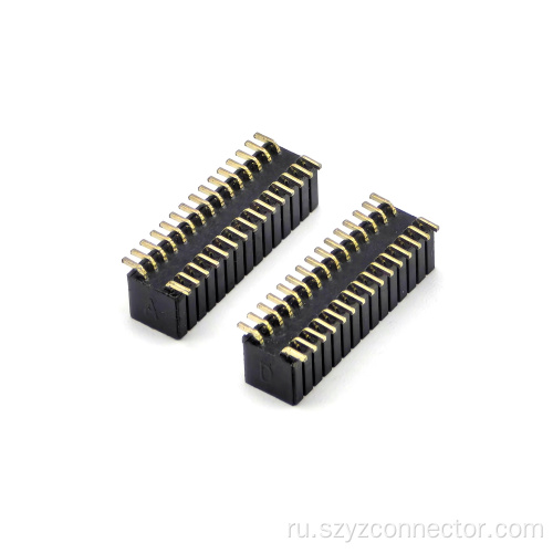 Двухрядный SMT 30P с гнездовым разъемом 1,27 мм